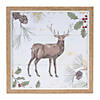 Deer And Cardinal Frame (Set Of 2) 10.25"Sq Plastic/Mdf Image 1