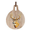 Deer Print Cutting Board D&amp;#233;cor 7.75"D Image 1