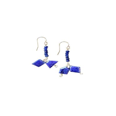 Del Mar Earring Sapphire Image 1