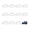 Delivery Truck 4" Cookie Cutters Image 1