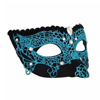 Delma Black/blue Mask Costume Accessory Image 2