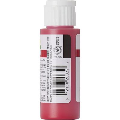 Delta Ceramcoat Acrylic 2oz Fire Red Image 1