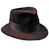 Deluxe Brown Fedora - Extra Large Image 1