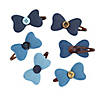 Denim Bowtie Shapes - 12 Pc. Image 1