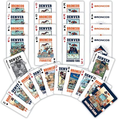 Denver Broncos Fan Deck Playing Cards - 54 Card Deck Image 2