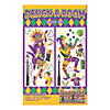 Design-A-Room Mardi Gras Jester Backdrop Set - 28 Pc. Image 1