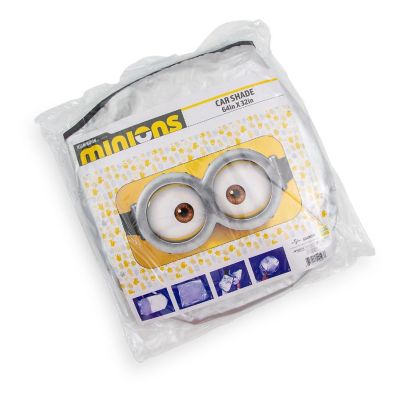 Despicable Me Minions Face Sunshade for Car Windshield  64 x 32 Inches Image 1