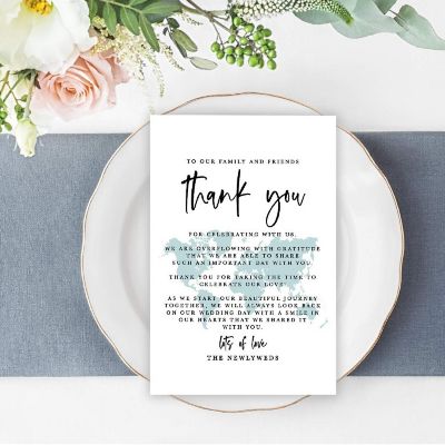 Destination Wedding TY Card 4x6IN 56PC Image 1