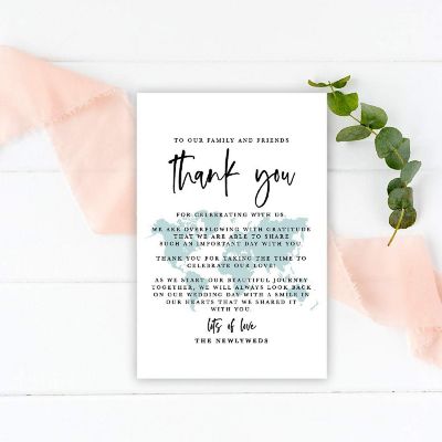 Destination Wedding TY Card 4x6IN 56PC Image 2
