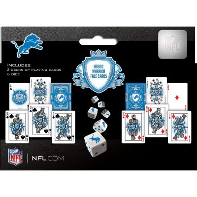 Detroit Lions - 2-Pack Playing Cards & Dice Set Image 3
