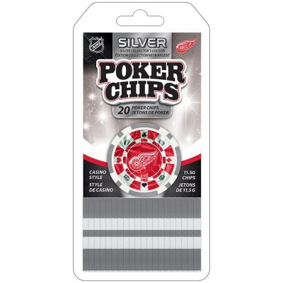 Detroit Red Wings 20 Piece Poker Chips Image 1