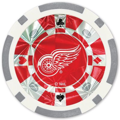 Detroit Red Wings 20 Piece Poker Chips Image 2