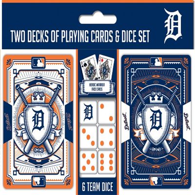 Detroit Tigers - 2-Pack Playing Cards &amp; Dice Set Image 1