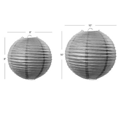 Diamond Blue, Red, White Paper Lanterns Image 1
