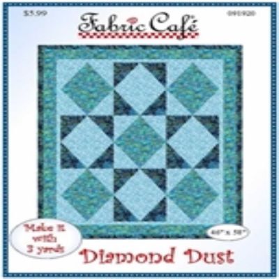 Diamond Dust 46 x 58  yard Quilt by Donna Robertson for Fabric Cafe Image 1