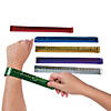 Diamond Metallic Slap Bracelets - 12 Pc. Image 1