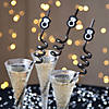 Diamond Ring Black Silly Straws - 12 Pc. Image 1