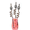 Diamond Ring Black Silly Straws - 12 Pc. Image 1