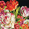 Dimensions Needlepoint Kit 14"X14"-Bouquet On Black Image 1
