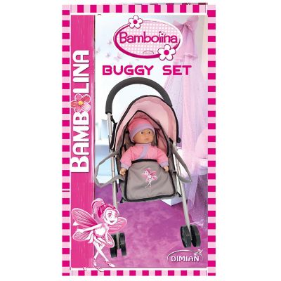 Dimian: Bambolina Doll Buggy Set, Ages 3+ Image 2