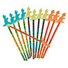 Dino Dig Pencils with Eraser Toppers - 12 Pc. Image 1