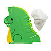 Dinosaur Fleece Tied Pillow Craft Kit - Makes 6 Image 1