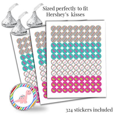 Dinosaur Girl Sticker Bundle 429pc. by AmandaCreation Image 2