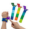 Dinosaur Slap Pop Bracelets - 12 Pc. Image 1