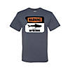 Discovery Shark Week&#8482; Warning Sign Adult&#8217;s T-Shirt - XL Image 1