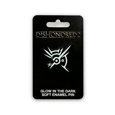 Dishonoured 2 Collectibles  Dishonoured 2 Rune Glow in the Dark Enamel Pin Image 1