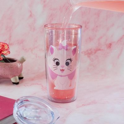 Disney 100 The Aristocats Marie Plastic Travel Tumbler  Holds 20 Ounces Image 2