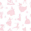 Disney&#160;100th&#160;Anniversary Princesses Pink Peel and Stick Wallpaper Image 1