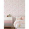 Disney&#160;100th&#160;Anniversary Princesses Pink Peel and Stick Wallpaper Image 1