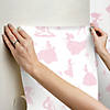 Disney&#160;100th&#160;Anniversary Princesses Pink Peel and Stick Wallpaper Image 4