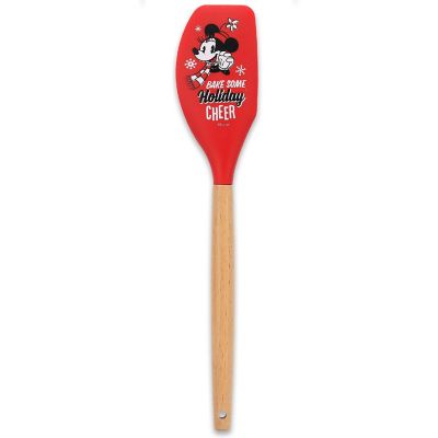 Disney 1x2 Disney Minnie Mouse Bake Some Holiday Cheer Silicone Scraper Image 1