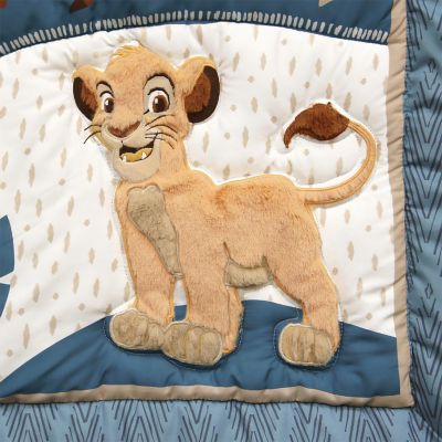 Disney Baby Lion King Adventure Blue 3-Piece Crib Bedding Set by Lambs & Ivy Image 3