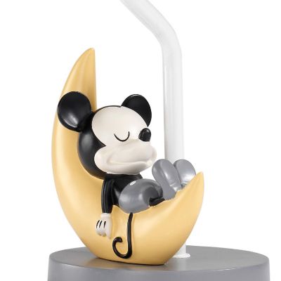 Disney Baby Mickey Mouse Gray/Yellow Lamp with Shade & Bulb by Lambs & Ivy Image 2