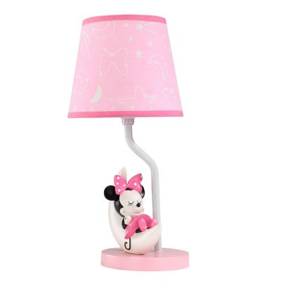 Disney Baby Minnie Mouse Pink Celestial Lamp with Shade & Bulb by Lambs & Ivy Image 1