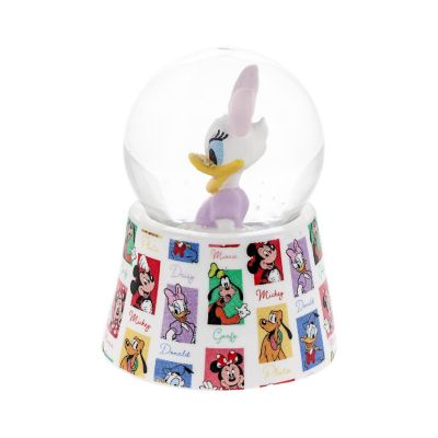 Disney Daisy Duck 3-Inch Mini Light-Up Snow Globe Image 2