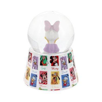 Disney Daisy Duck 3-Inch Mini Light-Up Snow Globe Image 3