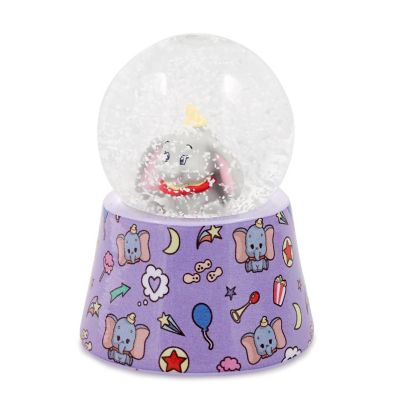 Disney Dumbo 3-Inch Mini Light-Up Snow Globe Image 1