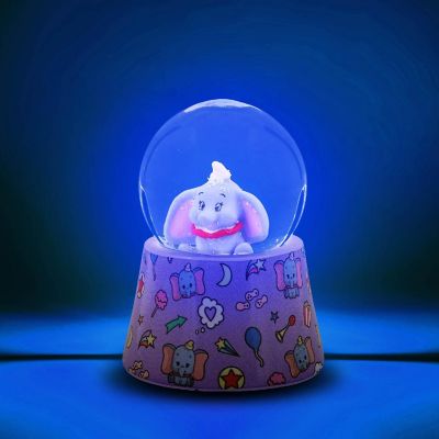 Disney Dumbo 3-Inch Mini Light-Up Snow Globe Image 1