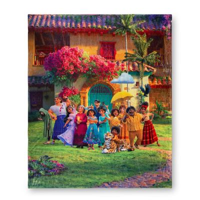 Disney Encanto Family Portrait Silk-Touch Throw Blanket  50 x 60 Inches Image 1