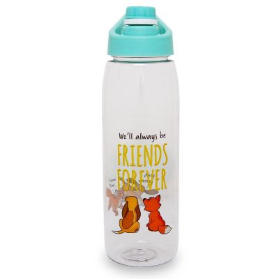 Disney Fox and the Hound "Friends Forever" Water Bottle with Lid  28 Ounces Image 1