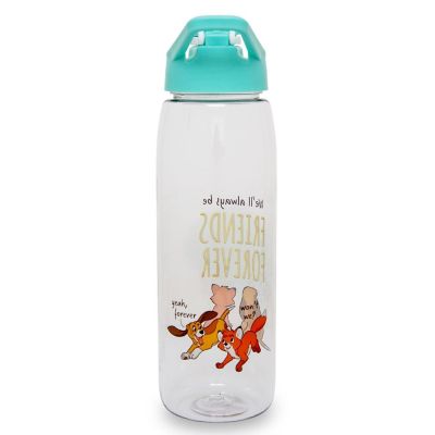 Disney Fox and the Hound "Friends Forever" Water Bottle with Lid  28 Ounces Image 1