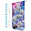 Disney Frozen 2 Frost Toss Doorway Game by GoSports - Includes 20 Snowballs and Adjustable Tension Rod Image 1