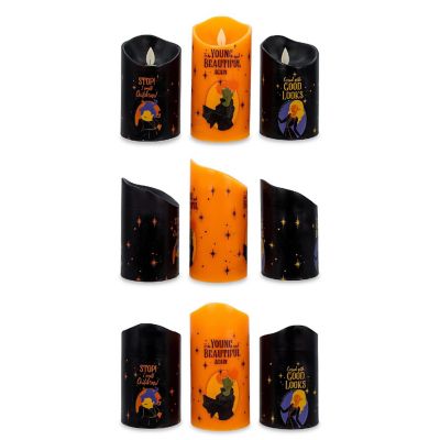 Disney Hocus Pocus LED Flickering Flameless Candles With Timers  Set of 3 Image 3