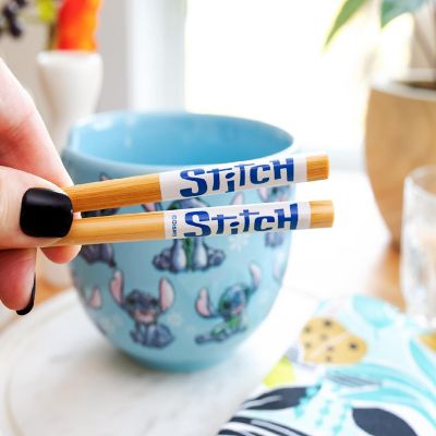 Disney Lilo & Stitch 20-Ounce Ramen Bowl and Chopstick Set Image 3
