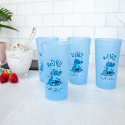 Disney Lilo & Stitch 4-Piece Color-Change Plastic Cup Set  Each Holds 15 Ounces Image 3