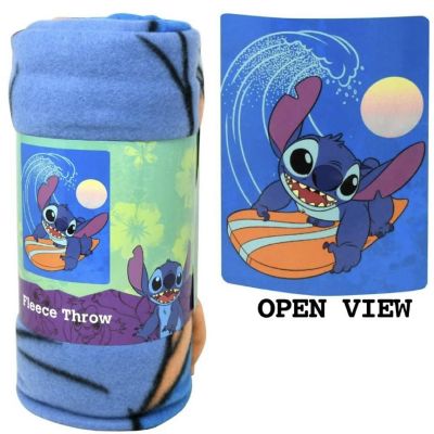 Disney Lilo and Stitch 45 x 60 Inch Fleece Throw Blanket Image 1